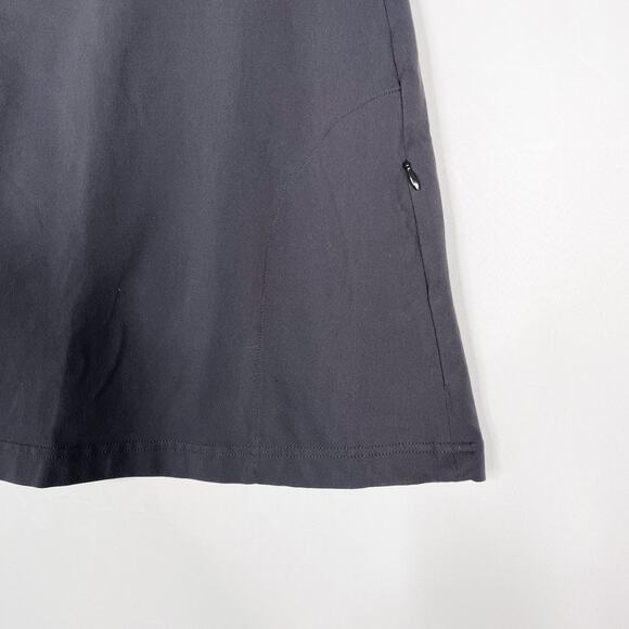 Athleta XSmall XS Gray Sweet Sport Activewear Skort Liner Shorts Stretch Knit - Picture 7 of 10